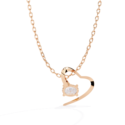 Rose gold open heart oval diamond pendant back view
Back view of rose gold oval diamond pendant
Rose gold heart pendant rear view
Open heart pendant with oval diamond back
Rose gold oval diamond pendant reverse view
Polished rose gold heart pendant back
Rear profile of oval diamond heart pendant
Rose gold open heart necklace back detail
Oval diamond pendant back profile
Rose gold heart pendant back design