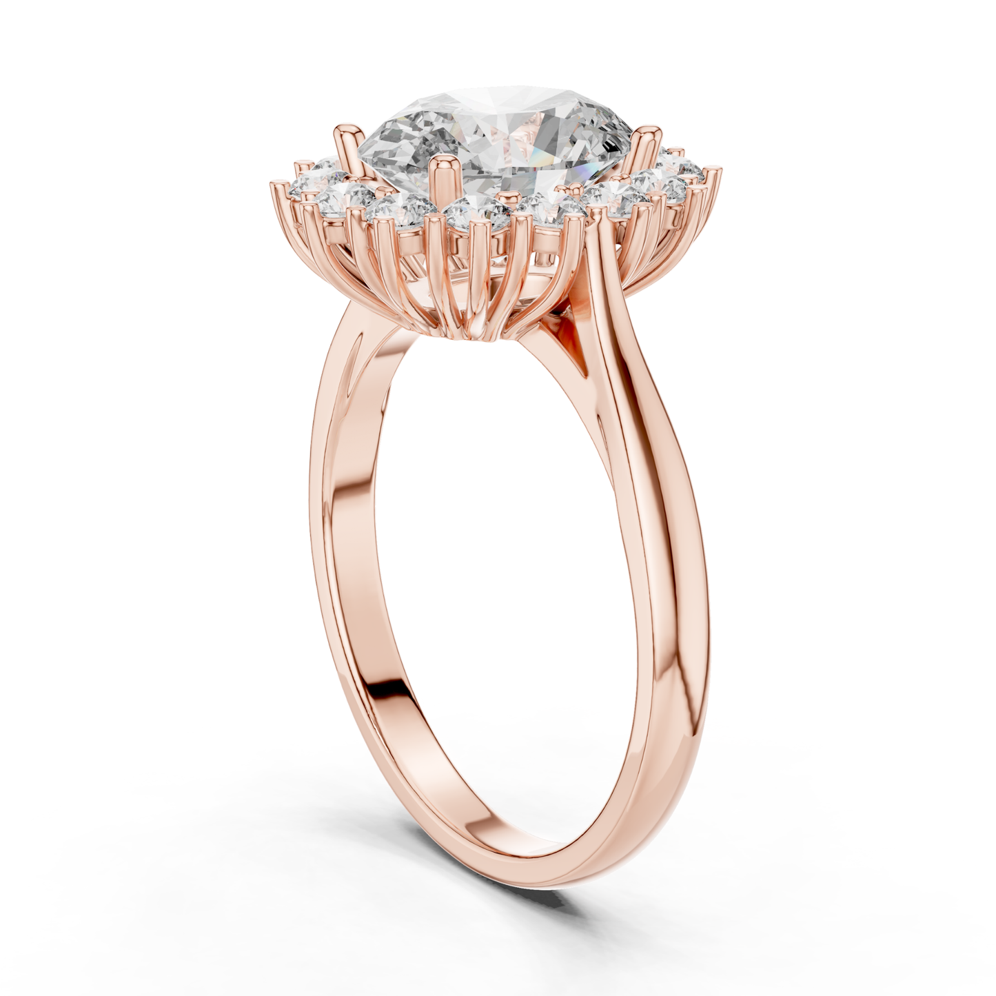 Rose gold oval halo ring side profile
Side view rose gold diamond halo ring
Oval halo engagement ring rose gold angle
Rose gold oval diamond ring basket view
Oval cut halo ring side angle rose gold
Rose gold floral halo engagement ring profile
Rose gold oval cluster halo ring side
Prong set oval halo ring rose gold view
Rose gold diamond halo ring detailed profile
Elegant oval halo ring side perspective rose gold
