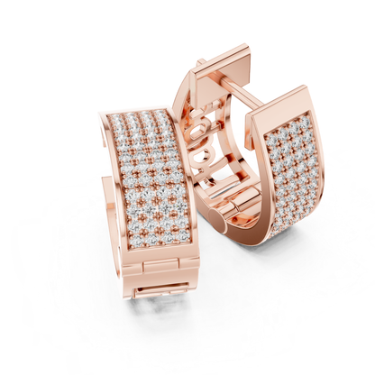 Angle view rose gold Pave diamond hoop earrings
Rose gold round diamond hoop earrings angle view
Curved Pave diamond earrings in rose gold
Luxury rose gold diamond hoop earrings angle profile
Round diamond Pave hoop earrings in rose gold
Rose gold diamond earrings with curved design
Elegant Pave diamond hoop earrings side angle
Fine rose gold round diamond earrings angle view
Modern rose gold hoop earrings with round diamonds
Rose gold Pave diamond earrings perspective view