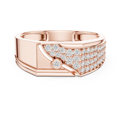 Rose gold pave diamond statement band ring
Modern rose gold ring with pave diamonds
Rose gold geometric pave diamond band
Wide rose gold diamond fashion ring
Contemporary rose gold statement diamond ring
Rose gold luxury band with round diamonds
Bold rose gold pave diamond ring design
Elegant rose gold geometric diamond band
Rose gold designer ring with diamond details
Rose gold wide statement ring with diamonds