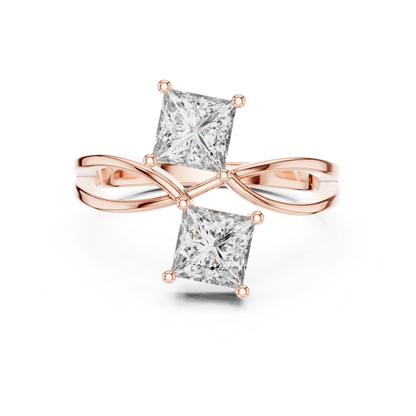 Princess cut diamond bypass ring in rose gold
Rose gold bypass ring with princess diamonds
Double princess cut diamond ring in rose gold
Rose gold crossover diamond ring with split band
Modern princess diamond bypass ring in rose gold
Rose gold ring with two princess cut diamonds
Elegant bypass diamond ring in rose gold
Open style princess diamond ring in rose gold
Minimal rose gold crossover diamond ring
Rose gold double diamond bypass engagement ring
