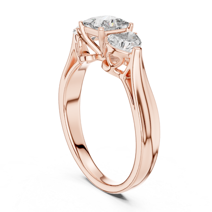 Rose gold princess cut diamond ring angled side view
Rose gold princess center diamond ring side profile
Rose gold diamond ring elegant angled design
Rose gold engagement ring princess cut side view
Rose gold diamond ring side setting close look
Princess cut diamond ring rose gold polished finish
Rose gold ring diamond arrangement side angle
Rose gold fine diamond ring elegant structure
Rose gold princess diamond ring modern side view
Classic diamond ring rose gold angled style