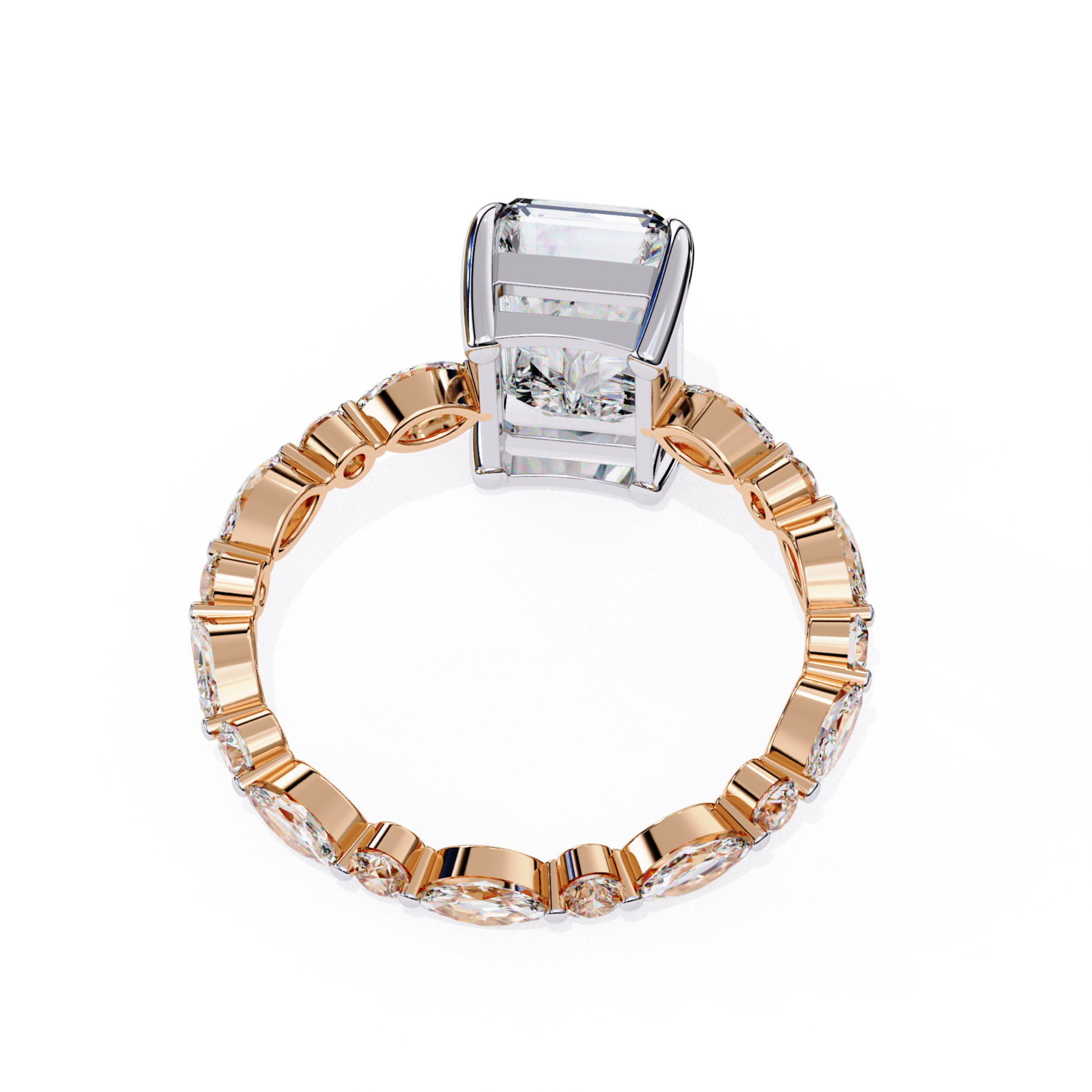 Back View Radiant Cut Diamond Marquise Band Ring
Rose Gold Ring Back View With Radiant Diamond
Rear View Radiant Cut Diamond Band Ring
Marquise Diamond Band Ring Back Profile View
Rose Gold Radiant Diamond Ring Rear View
Back View Ring With Marquise Diamond Accents
Radiant Cut Solitaire Ring Rear Perspective
Rose Gold Diamond Ring Open Gallery Back View
Rear Profile Marquise Band Radiant Diamond Ring
Contemporary Diamond Ring Back View In Rose Gold