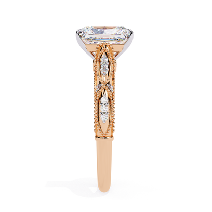 Rose gold radiant cut ring side
Radiant cut diamond side view
Rose gold radiant cut profile
Radiant cut diamond ring side
Rose gold ring radiant cut side
Radiant cut setting side view
Rose gold radiant cut band side
Radiant cut diamond side angle
Rose gold ring radiant design
Radiant cut rose gold side