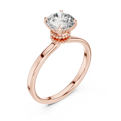 Rose gold round cut diamond halo ring angle
Round cut diamond halo ring in rose gold angle
Rose gold round cut halo diamond ring angle
Round brilliant cut diamond halo ring angle
Rose gold round cut diamond halo ring angle
Rose gold round cut diamond halo ring view
Polished round cut diamond halo ring in rose gold
Rose gold halo set round cut diamond ring
Rose gold round halo diamond ring angle view
Rose gold brilliant cut halo diamond ring angle