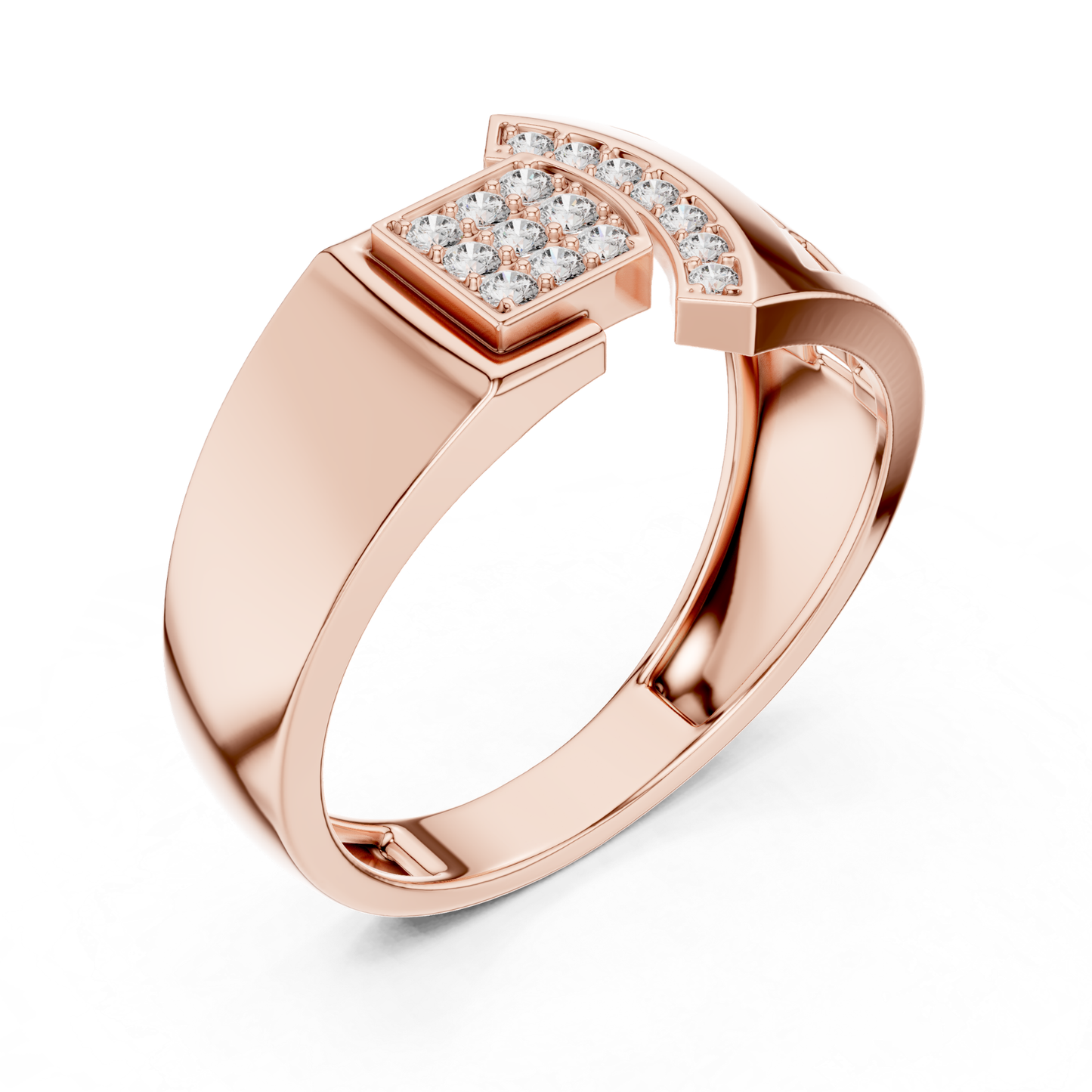 Rose gold modern ring with round diamonds
Luxury rose gold round diamond designer ring
Stylish rose gold ring with diamond cluster
Premium rose gold diamond fashion ring
Elegant rose gold ring with round diamond setting
Modern rose gold statement ring for men
High polish rose gold ring with sparkling diamonds
Designer rose gold ring with geometric diamond design
Bold rose gold ring featuring round cut diamonds
Exclusive rose gold modern diamond ring