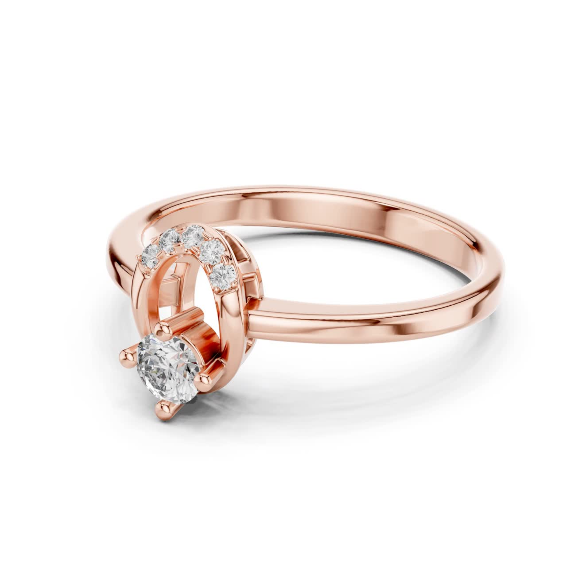 Rose gold round diamond ring side profile view
Side view of rose gold solitaire diamond ring
Minimal rose gold ring with raised diamond setting
Round diamond ring with open gallery side design
Elegant rose gold diamond ring side angle
Polished rose gold ring with prong diamond mount
Delicate solitaire diamond ring with slim rose band
Rose gold engagement ring with side detail view
Modern round diamond ring with open side setting
Fine rose gold ring with elevated diamond design