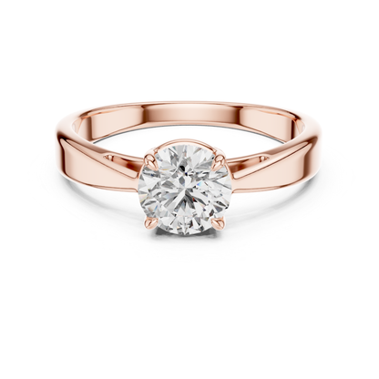 Rose gold round cut diamond tapered ring
Rose gold solitaire ring with tapered band
Classic rose gold round diamond tapered ring
Rose gold polished tapered diamond ring
Round diamond ring with tapered shank design
Rose gold elegant round diamond ring style
Rose gold four prong diamond tapered ring
Minimal rose gold round diamond ring design
Rose gold round brilliant diamond ring
Rose gold engagement ring with tapered band