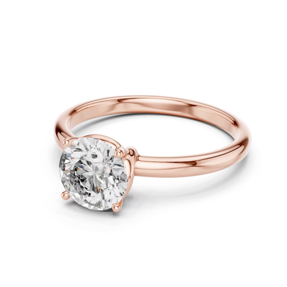 Rose gold round cut solitaire diamond ring angled view
Rose gold round cut diamond engagement ring
Polished rose gold round cut solitaire ring
Rose gold four prong round cut ring
Rose gold slim band round cut diamond ring
Classic rose gold round cut solitaire ring
Elegant rose gold round cut diamond ring
Minimal rose gold round cut solitaire ring
Fine rose gold round cut diamond ring
Rose gold round cut solitaire diamond ring