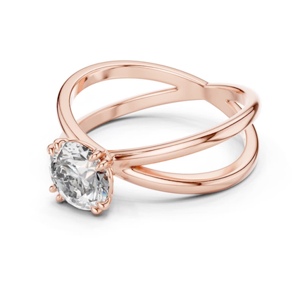 Rose gold round cut split shank diamond ring angled view
Rose gold round cut solitaire split shank ring
Polished rose gold round cut diamond ring
Rose gold crossover split shank diamond ring
Rose gold six prong round cut diamond ring
Classic rose gold split shank solitaire ring
Elegant rose gold round cut engagement ring
Minimal rose gold round cut diamond ring
Fine rose gold solitaire split shank ring
Rose gold round cut diamond engagement ring