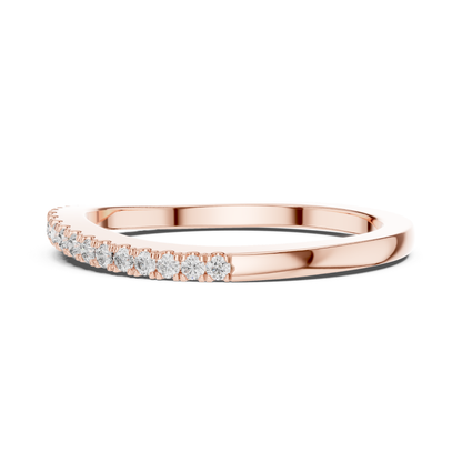 Angled view rose gold diamond band ring
Rose gold slim diamond stacking band angled profile
Minimal rose gold diamond wedding band angle view
Rose gold pave diamond ring with slim design
Delicate rose gold diamond eternity band angled view
Thin rose gold diamond stacking ring profile angle
Rose gold round diamond band minimalist style
Elegant rose gold diamond band with pave stones
Rose gold half eternity diamond ring angled profile
Minimal diamond band in rose gold side angle