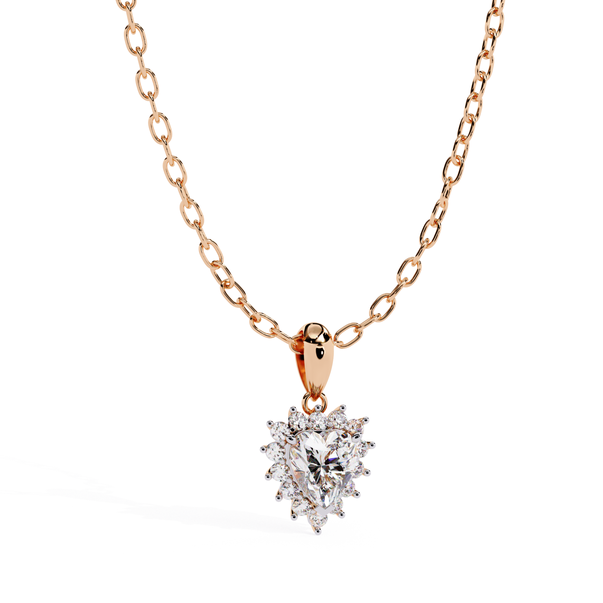 Rose gold round diamond cluster pendant angle view
Rose gold round cut diamond halo pendant view
Angled rose gold round diamond pendant view
Rose gold round diamond floral pendant view
Round diamond pendant in rose gold view
Rose gold round diamond cluster pendant close view
Prong set round diamond pendant rose gold view
Rose gold round halo diamond pendant angle view
Elegant round diamond cluster pendant side view
Luxury rose gold round diamond pendant view