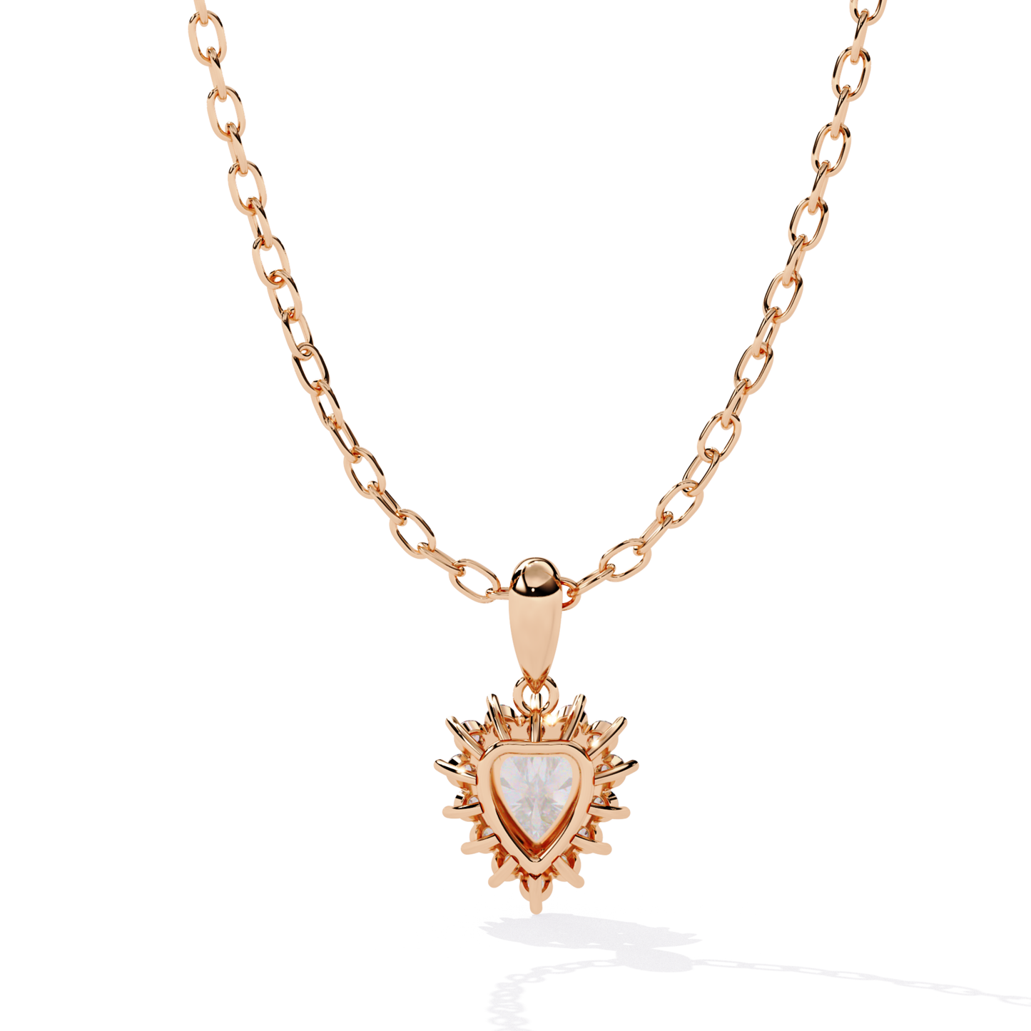 Rose gold round diamond cluster pendant back view
Rear view of round diamond cluster pendant
Rose gold round diamond pendant reverse view
Back side of round diamond halo pendant
Round diamond cluster pendant back profile
Rose gold pendant with open gallery back
Round diamond floral pendant rear view
Rose gold round halo pendant back detail
Prong set round diamond pendant back view
Luxury round diamond cluster pendant reverse