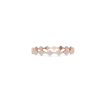 Rose gold round diamond cluster tennis bracelet
Full view with round diamond cluster links
Rose gold tennis bracelet with round diamonds
Round diamond cluster bracelet displayed elegantly
Rose gold diamond bracelet with cluster pattern
Complete view of round diamond cluster bracelet
Rose gold link bracelet featuring diamonds
Round diamond cluster bracelet on white background
Rose gold bracelet with repeating cluster design
Wide view of round diamond cluster bracelet