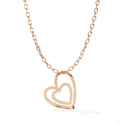 Rose gold round diamond double heart pendant back view
Back view of rose gold double heart diamond pendant
Rose gold round diamond pendant reverse side
Rear view of double heart diamond pendant
Rose gold heart pendant back profile
Round diamond double heart pendant rear detail
Rose gold pendant reverse view
Double heart necklace back design
Rose gold heart pendant back detail
Polished rose gold double heart pendant back
