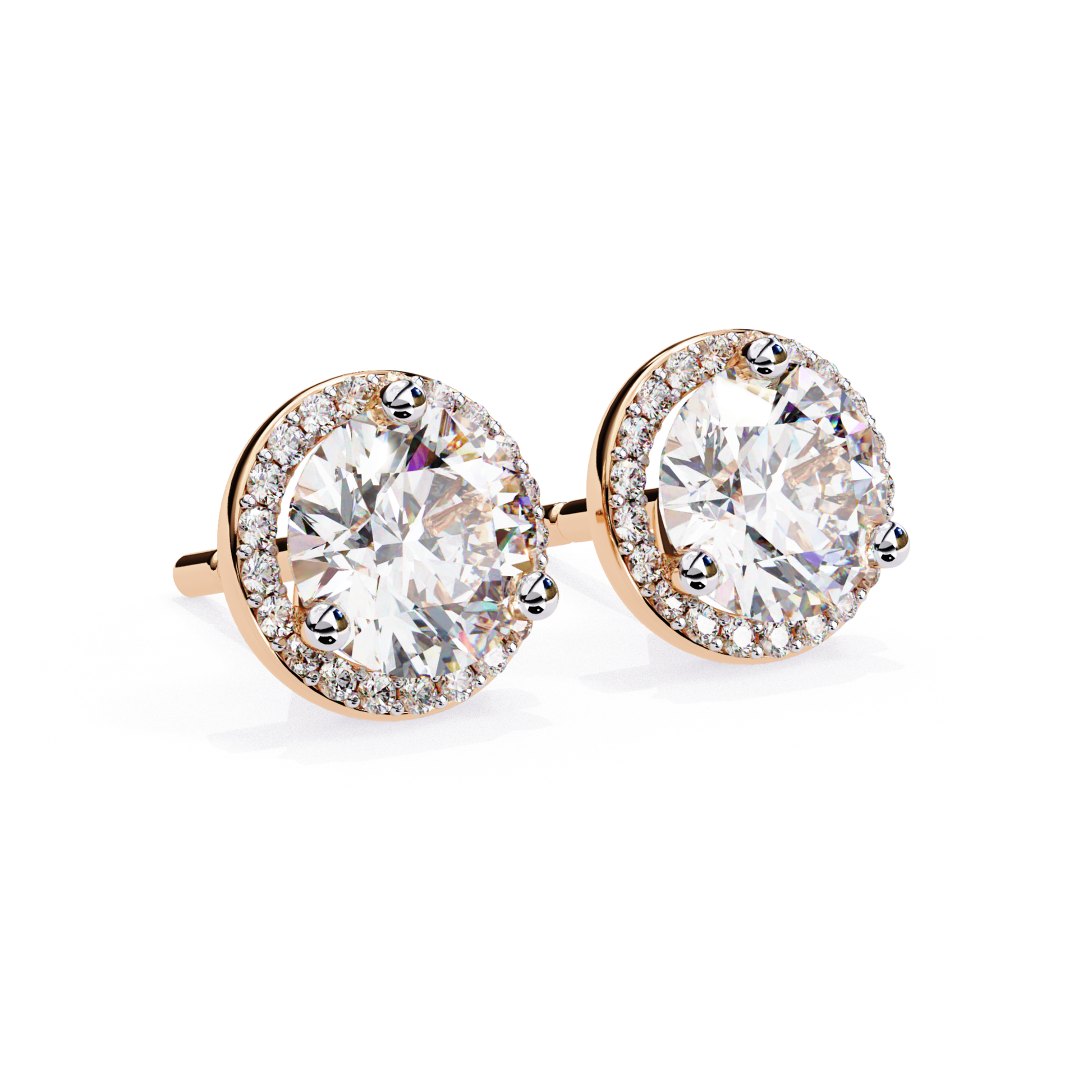 Rose Gold Round Diamond Halo Stud Earrings Profile
Round Diamond Halo Stud Earrings Side Angle View
Rose Gold Round Diamond Earrings Side Profile Design
Round Diamond Stud Earrings With Halo Setting View
Rose Gold Diamond Halo Earrings Profile Style
Round Cut Diamond Earrings Side Design View
Rose Gold Round Diamond Stud Earrings Angle View
Diamond Halo Stud Earrings Side Profile Design
Round Diamond Halo Earrings Jewellery View
Rose Gold Diamond Stud Earrings Side Style