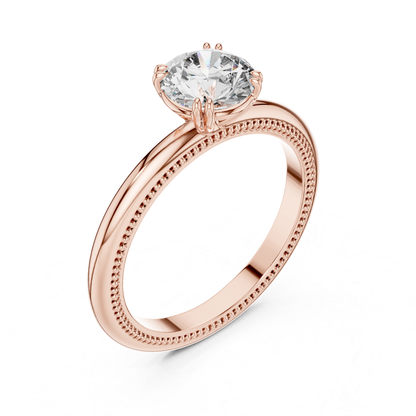 Rose gold round diamond milgrain ring angle
Round diamond milgrain ring in rose gold angle
Rose gold round diamond milgrain ring angle
Round brilliant diamond milgrain ring angle
Rose gold round milgrain diamond ring angle
Rose gold round diamond milgrain ring view
Polished round diamond milgrain ring in rose gold
Rose gold milgrain diamond ring angle view
Rose gold round milgrain ring angle view
Rose gold round brilliant milgrain ring angle