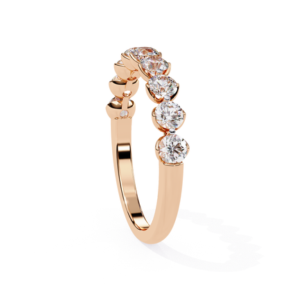 Rose gold round diamond side
Round diamond band rose gold
Rose gold diamond ring view
Side angle diamond band
Rose gold diamond setting
Round diamond row side
Rose gold band side view
Diamond ring side angle
Rose gold diamond line
Round diamond ring profile
