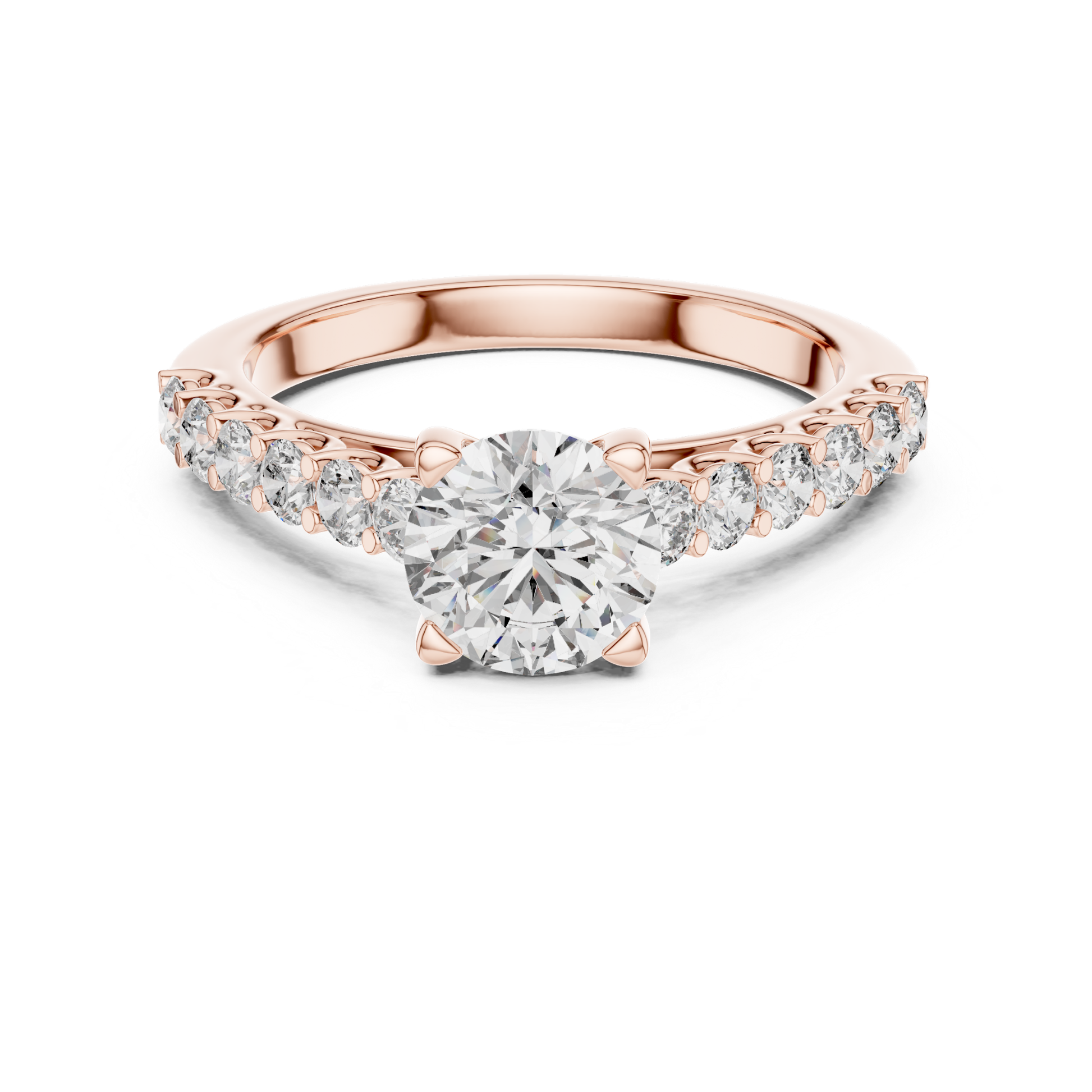 Rose gold round diamond shared prong ring
Rose gold round solitaire diamond ring
Front view round diamond shared prong ring
Four prong round diamond accent ring
Round diamond shared prong gold ring
Rose gold round diamond band ring
Round brilliant diamond shared ring
Polished rose gold diamond band ring
Round diamond accent gold band ring
Rose gold round diamond ring design