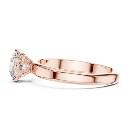 Rose Gold Round Diamond Secure Prong Ring Profile
Rose Gold Round Diamond Elevated Gallery Ring
Round Diamond Rose Gold Ring With Open Basket Mount
Rose Gold Solitaire Ring With Slim Tapered Band
Polished Rose Gold Ring Featuring Round Diamond
Round Diamond Ring With Classic Rose Gold Cathedral Setting
Rose Gold Fine Jewelry Ring With Open Gallery
Rose Gold Round Diamond High Mount Ring Design
Minimal Rose Gold Solitaire Ring With Raised Diamond
Rose Gold Round Diamond Refined Profile Ring