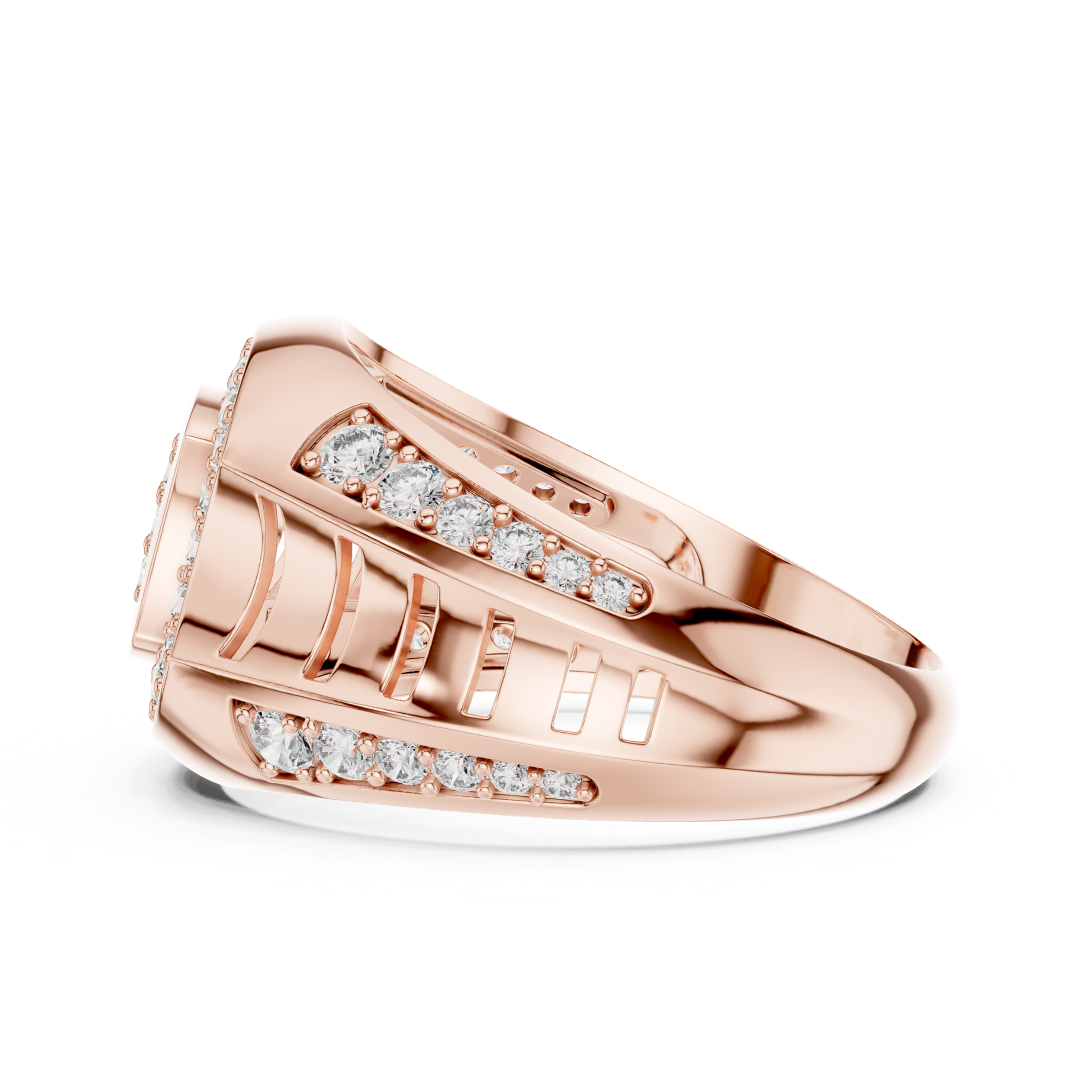 Rose gold round diamond statement band ring side profile
Side profile rose gold diamond wide band ring
Modern rose gold pavé diamond band side view
Rose gold chunky diamond fashion ring side angle
Luxury rose gold round diamond band side design
Bold rose gold geometric diamond ring side profile
Rose gold designer diamond statement band side view
Wide rose gold diamond ring with side detailing
Rose gold round diamond cocktail band side angle
Side view rose gold luxury diamond band ring