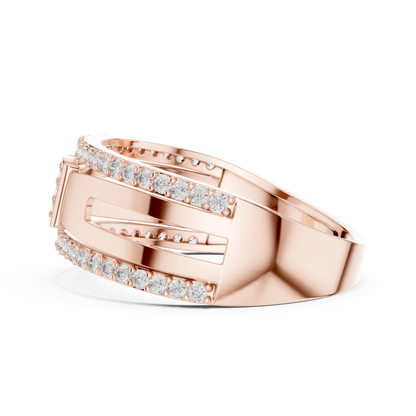 Rose gold round diamond wide open band ring
Modern rose gold geometric diamond fashion ring
Rose gold layered pave diamond band ring
Round diamond rose gold statement style ring
Rose gold open shank round diamond ring
Contemporary rose gold crossover diamond band
Rose gold polished diamond wide band ring
Elegant rose gold round diamond fashion band
Rose gold modern open style diamond ring
Round diamond rose gold layered band ring