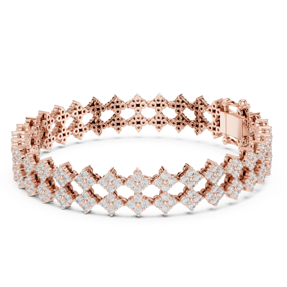 Rose gold floral diamond tennis bracelet
Elegant rose gold bracelet with diamonds
Luxury floral diamond bracelet for women
Womens rose gold tennis bracelet jewelry
Designer floral diamond bracelet in rose gold
Premium rose gold bracelet with diamonds
Stylish floral bracelet for women
Fine jewelry diamond tennis bracelet
Glamorous rose gold floral bracelet
Rose gold bracelet with sparkling diamonds