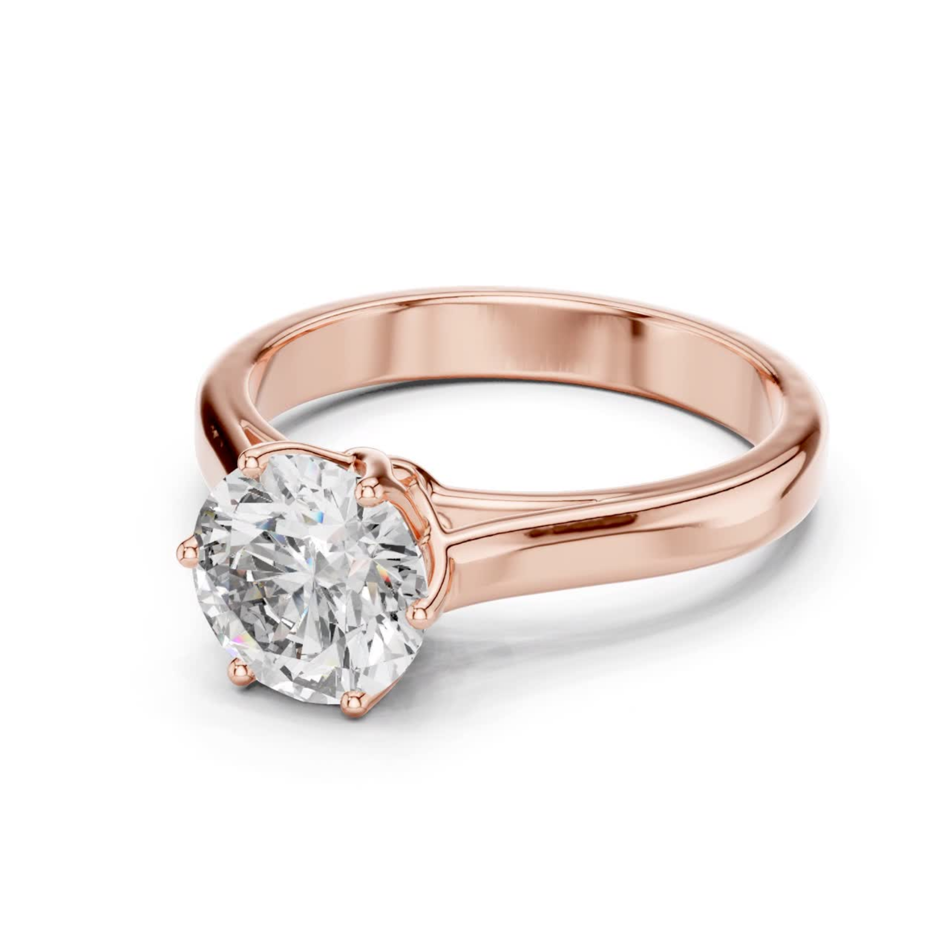 Rose gold round solitaire diamond ring angle design
Angled round diamond solitaire ring in rose gold
Six prong round diamond rose gold ring angle
Classic rose gold solitaire diamond ring angle
Round diamond ring with rose gold band angle
Polished rose gold round diamond ring design
Minimal rose gold solitaire ring angle
Round brilliant diamond rose gold ring design
Rose gold ring with round center diamond angle
Simple rose gold round solitaire ring design