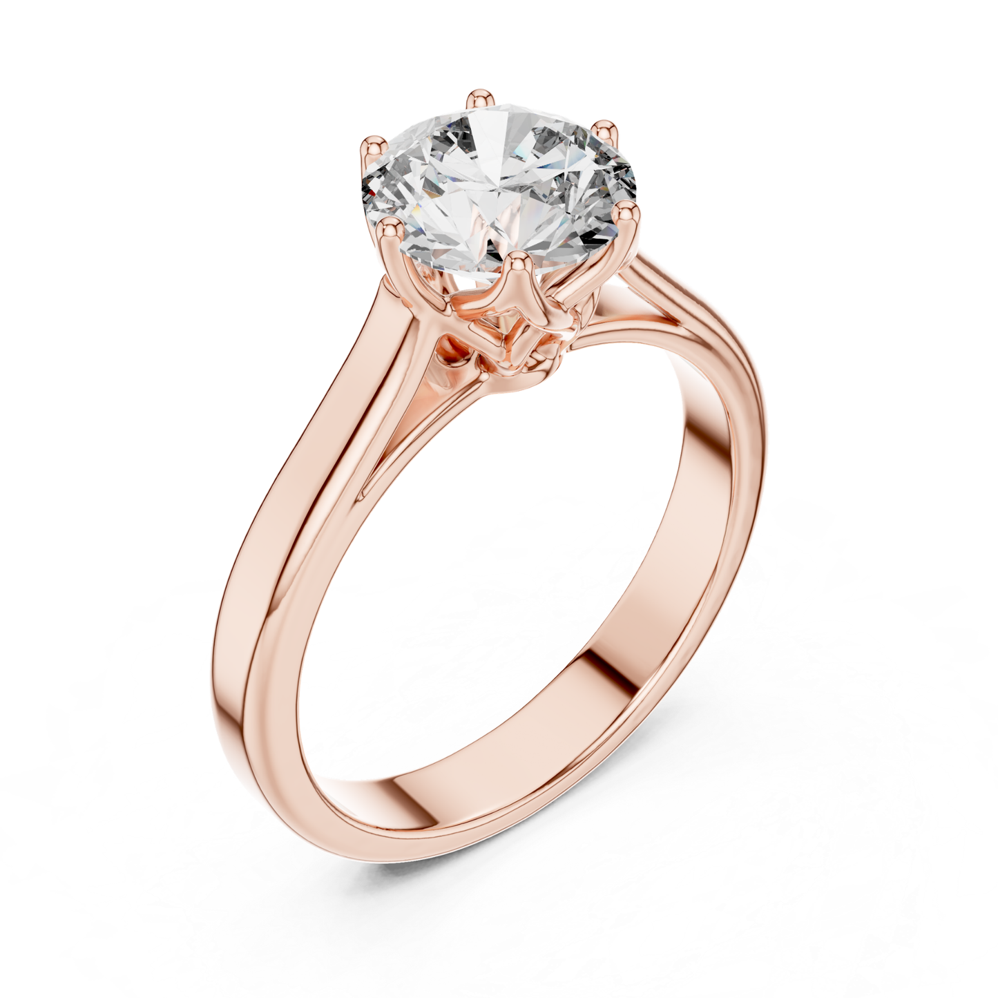 Rose gold round solitaire diamond ring angle view
Angled round diamond solitaire ring in rose gold
Six prong round diamond rose gold ring angle
Rose gold solitaire diamond ring angled design
Round diamond ring with rose gold band angle
Polished rose gold round diamond ring angle
Minimal rose gold solitaire ring angled view
Round brilliant diamond rose gold ring angle
Rose gold ring with round center diamond angle
Simple rose gold round solitaire ring angle