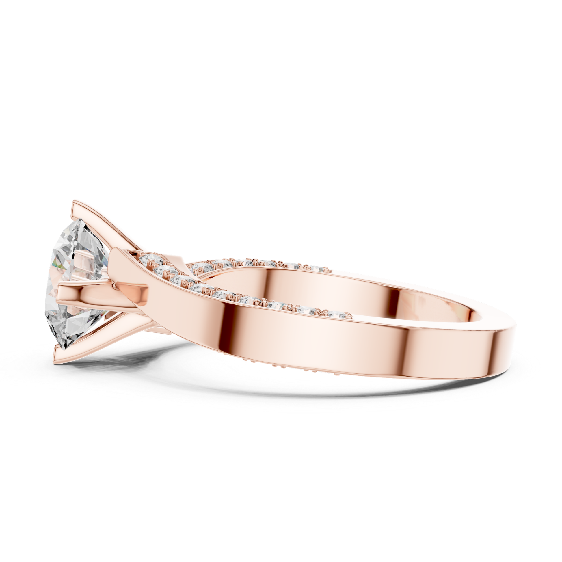 Rose Gold Split Band Diamond Ring Profile View
Side Profile Round Diamond Rose Gold Ring
Rose Gold Crossover Ring Side View
Pave Diamond Split Shank Ring Profile
Rose Gold Solitaire Ring Side Angle
Profile View Rose Gold Diamond Ring
Modern Rose Gold Engagement Ring Profile
Rose Gold Pave Diamond Ring Side View
Round Diamond Split Band Ring Profile View
Elegant Rose Gold Diamond Ring Side Profile