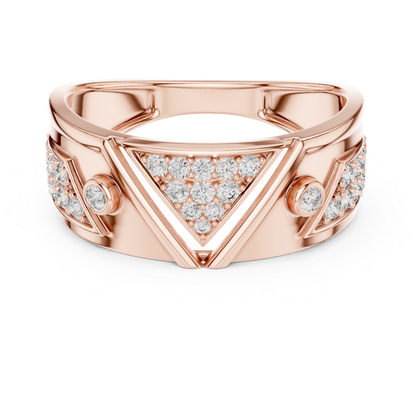 Rose gold triangle diamond statement ring design
Modern rose gold geometric diamond band ring
Rose gold triangular cluster diamond ring style
Contemporary rose gold wide diamond fashion ring
Rose gold abstract geometric diamond band design
Luxury rose gold triangle pave diamond ring
Rose gold polished statement diamond band ring
Bold rose gold geometric cluster diamond ring
Elegant rose gold triangle diamond ring style
Rose gold modern geometric statement band