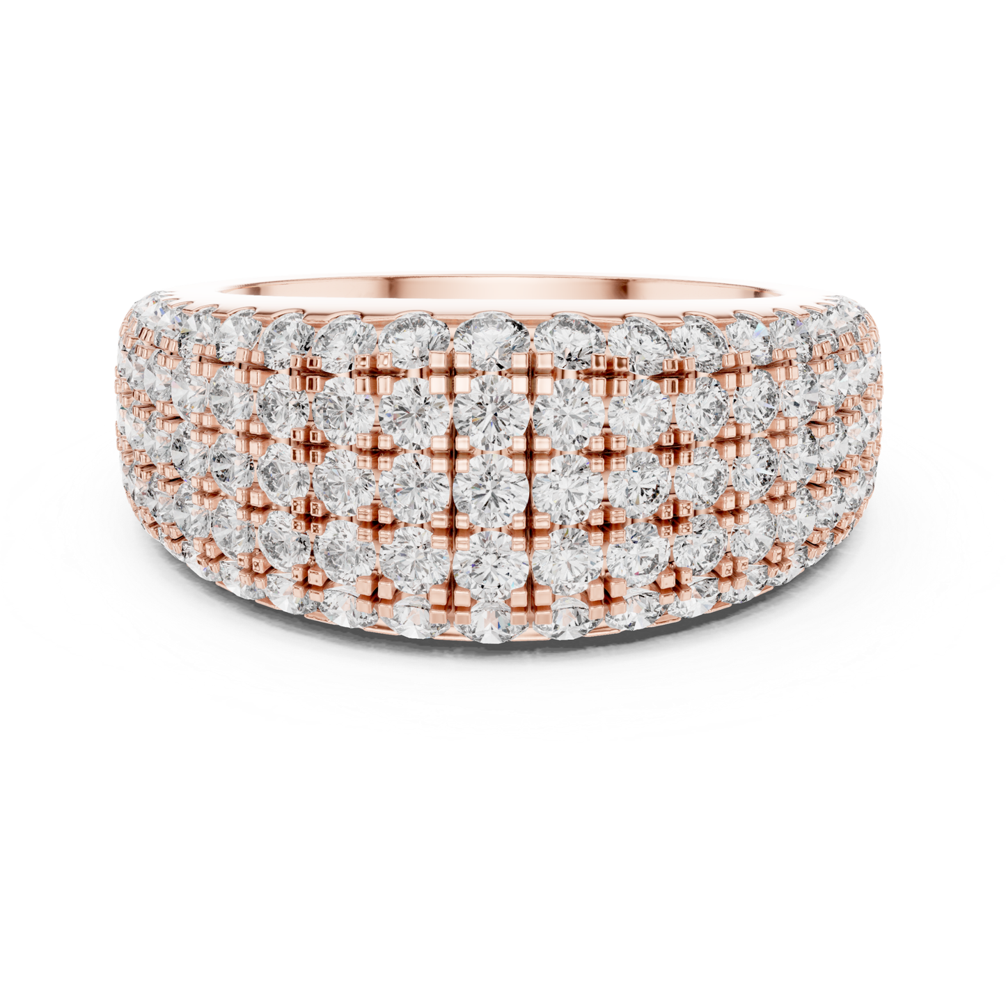Rose gold wide Pave diamond band ring
Multi row rose gold round diamond statement band
Rose gold luxury diamond anniversary band for women
Wide rose gold diamond ring with round brilliant stones
Rose gold multi layer diamond band ring design
Elegant rose gold Pave diamond fashion band
Bold rose gold wide ring with round diamonds
Rose gold statement band with multi row diamonds
Luxury rose gold diamond band with layered rows
Rose gold round diamond wide anniversary ring