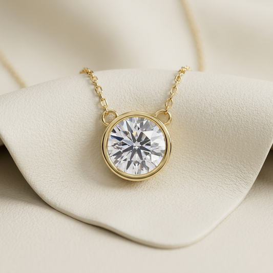 Round Diamond Bezel Pendant Necklace Gold Design
Round Brilliant Diamond Pendant Necklace Style
Diamond Circle Pendant Necklace Yellow Gold
Round Diamond Solitaire Pendant Bezel Setting
Minimal Round Diamond Necklace Gold Design
Round Diamond Pendant with Gold Border
Classic Diamond Circle Necklace Collection
Round Center Diamond Pendant Necklace Style
Diamond Bezel Pendant Necklace Modern Design
Gold Round Diamond Necklace Simple Setting