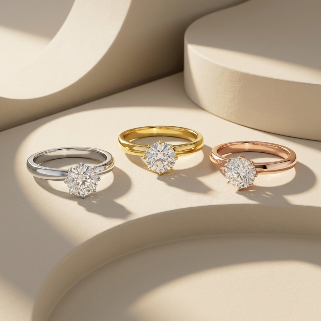 Three tone cathedral rings
Round diamond ring set
White gold cathedral ring
Yellow gold cathedral ring
Rose gold cathedral ring
Round solitaire ring trio
Three metal engagement rings
Classic diamond ring set
Luxury solitaire rings
Round cut diamond rings