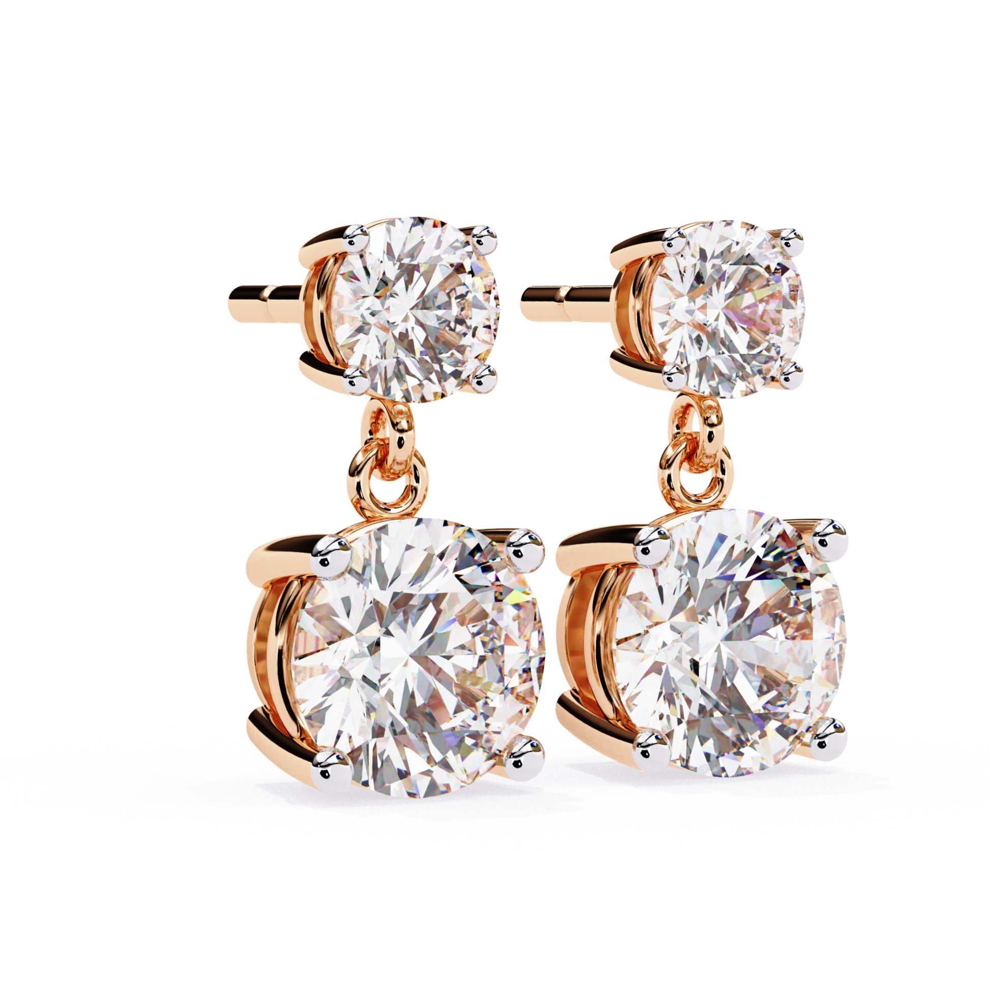 Round Diamond Double Drop Earrings Rose Gold
Rose Gold Round Diamond Hanging Earrings Design
Two Tier Round Diamond Earrings Style
Round Diamond Earrings With Dangling Design
Classic Round Diamond Drop Earrings Look
Front View Diamond Drop Earrings Design
Rose Gold Diamond Earrings With Prong Setting
Round Diamond Dangle Earrings Jewelry Style
Modern Round Diamond Hanging Earrings
Fine Diamond Drop Earrings Rose Gold