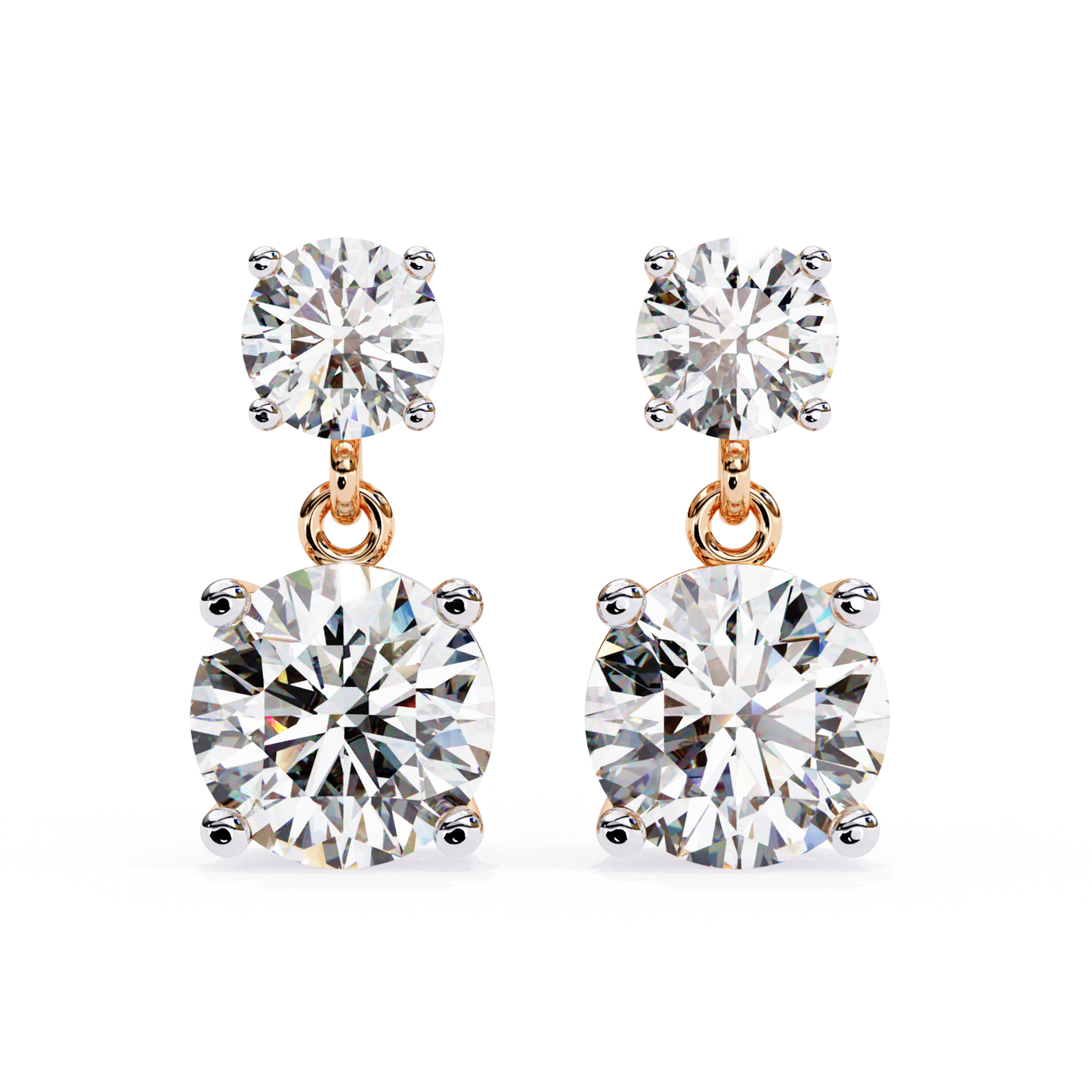 Round Diamond Drop Earrings Rose Gold Design
Rose Gold Round Diamond Drop Earrings
Round Diamond Earrings With Prong Setting
Double Round Diamond Drop Earrings Design
Classic Round Diamond Earrings Style
Front View Diamond Drop Earrings Design
Polished Rose Gold Diamond Earrings
Round Diamond Dangle Earrings Design
Fine Diamond Drop Earrings Rose Gold
Elegant Round Diamond Earrings Style
