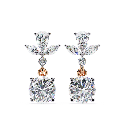 Round Diamond Floral Drop Earrings In Rose Gold
Rose Gold Round Diamond Dangle Earrings
Floral Diamond Drop Earrings Rose Gold
Round Cut Diamond Earrings With Floral Design
Luxury Rose Gold Diamond Drop Earrings
Elegant Floral Diamond Dangle Earrings
Rose Gold Diamond Earrings Front View
Round Diamond Drop Earrings With Leaf Motif
Classic Rose Gold Floral Diamond Earrings
Sparkling Round Diamond Drop Earrings Rose Gold
