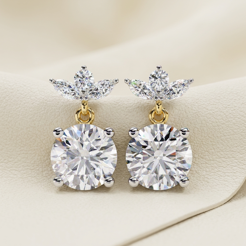 Round Diamond Floral Drop Stud Earrings Gold
Diamond Flower Top Drop Earrings Design
Round Diamond Hanging Stud Earrings Style
Floral Diamond Drop Earrings Yellow Gold
Round Brilliant Diamond Drop Stud Earrings
Diamond Leaf Design Drop Earrings Gold
Round Diamond Cluster Drop Earrings Design
Floral Top Diamond Earrings with Round Stone
Round Diamond Prong Drop Earrings Gold
Diamond Flower Drop Stud Earrings Collection