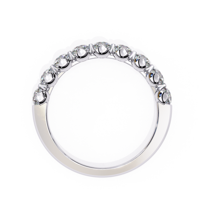 Round Diamond Half Eternity Ring White Gold Back View
White Gold Round Diamond Anniversary Ring Back View
Shared Prong Round Diamond Ring White Gold Back View
Round Cut Diamond Wedding Band White Gold Back View
White Gold Stackable Round Diamond Ring Back View
Classic Round Diamond Band White Gold Back View
White Gold Bridal Diamond Ring Back View
Modern Round Diamond Band White Gold Back View
White Gold Fine Diamond Ring Back View
Elegant Round Diamond Band White Gold Back View