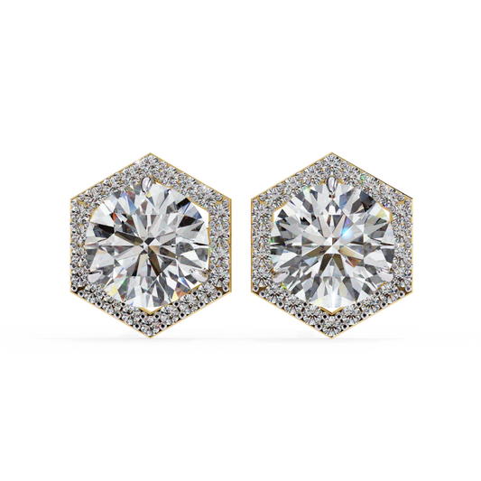 Round Diamond Hexagon Halo Stud Earrings In Yellow Gold
Yellow Gold Hexagon Halo Round Diamond Stud Earrings
Round Cut Diamond Hexagon Frame Stud Earrings
Diamond Halo Hexagon Stud Earrings Yellow Gold
Round Diamond Geometric Halo Stud Earrings
Yellow Gold Round Diamond Stud Earrings With Halo
Hexagon Shape Diamond Halo Stud Earrings
Classic Round Diamond Hexagon Earrings In Yellow Gold
Fine Diamond Hexagon Halo Stud Earrings
Round Diamond Yellow Gold Hexagon Stud Earrings