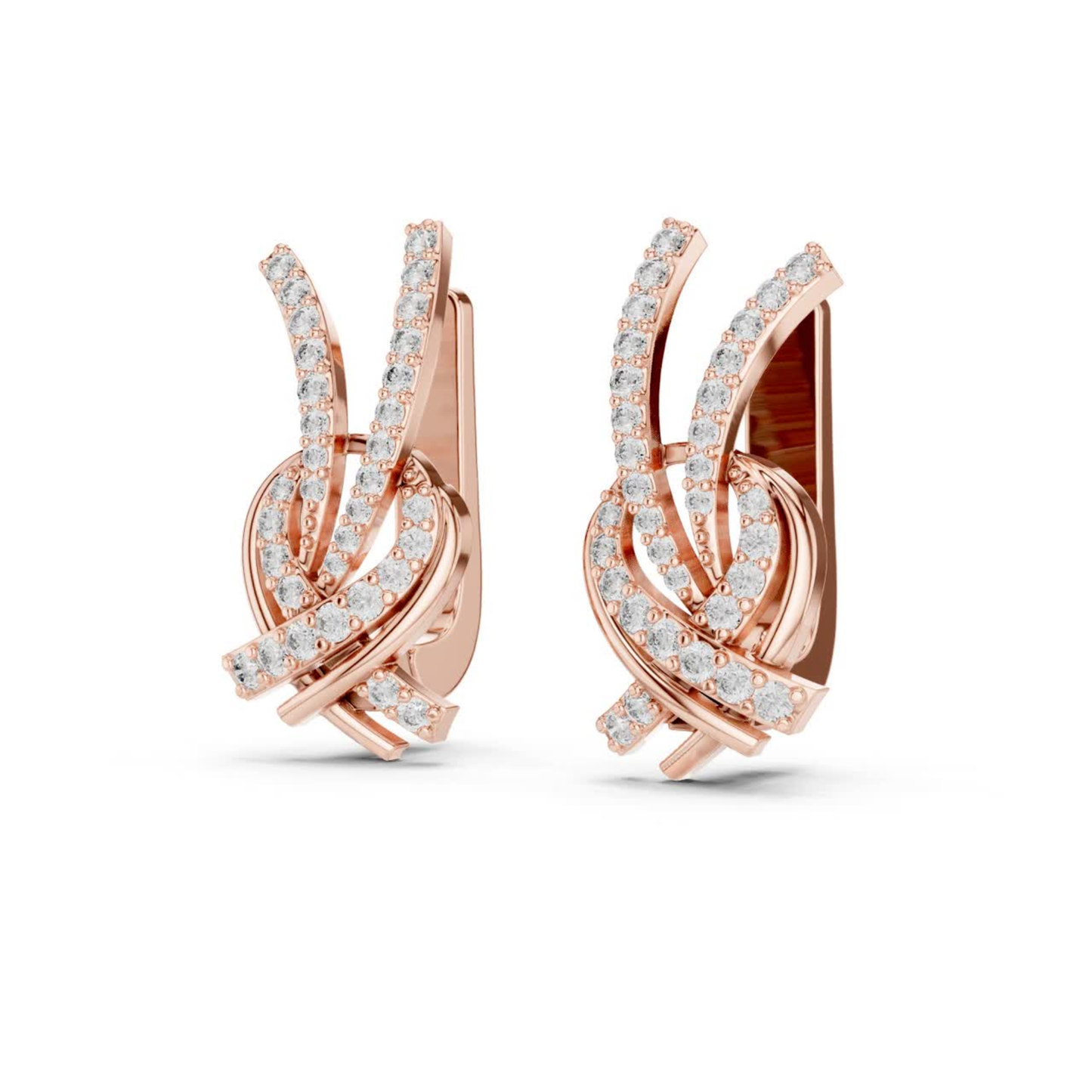 Round Diamond Rose Gold Twist Drop Earrings Side View
Rose Gold Round Diamond Twist Earrings Side Profile
Side View Round Diamond Drop Earrings in Rose Gold
Round Diamond Criss Cross Earrings Side Angle
Rose Gold Round Diamond Dangle Earrings Side View
Round Diamond Interwoven Earrings in Rose Gold
Side Profile Rose Gold Round Diamond Earrings
Round Cut Diamond Twist Drop Earrings Side View
Rose Gold Pave Round Diamond Earrings Side Angle
Modern Round Diamond Rose Gold Earrings Side View