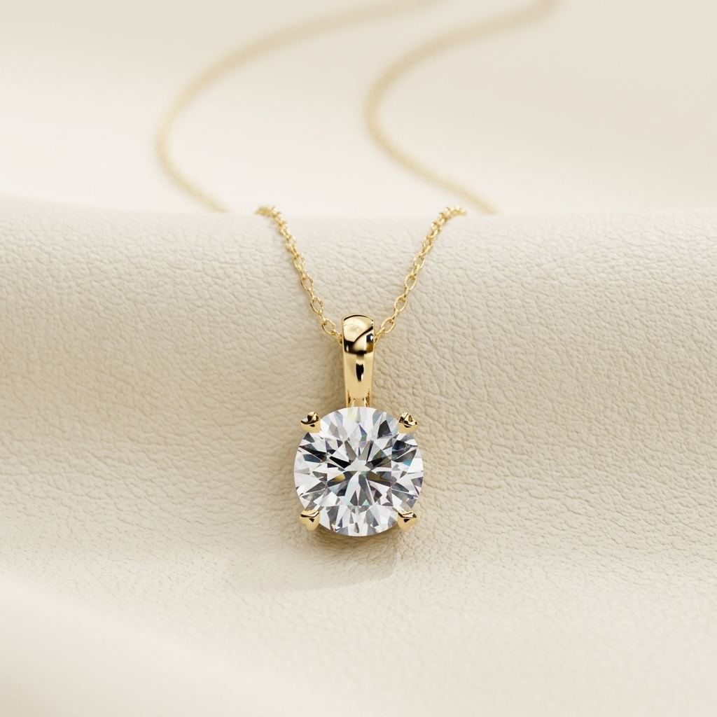 Round Diamond Solitaire Pendant Necklace Gold Design
Diamond Solitaire Necklace Four Prong Setting
Round Brilliant Diamond Pendant Chain Style
Gold Round Diamond Necklace Classic Design
Minimal Diamond Pendant Necklace Simple Setting
Round Center Diamond Necklace Gold Finish
Solitaire Diamond Pendant Necklace Modern Style
Round Diamond Necklace Prong Setting Detail
Diamond Pendant Chain Necklace Elegant Design
Gold Solitaire Diamond Necklace Collection