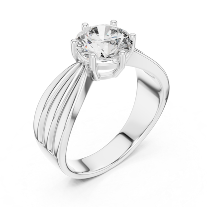 Round diamond split shank solitaire ring perspective view
White gold round diamond solitaire ring
Angled view round diamond engagement ring
White gold six prong diamond ring
Round brilliant diamond split shank ring
Polished white gold solitaire ring
Lab grown round diamond white gold ring
Cathedral setting round diamond ring
Modern split shank engagement ring
Round diamond white gold ring perspective