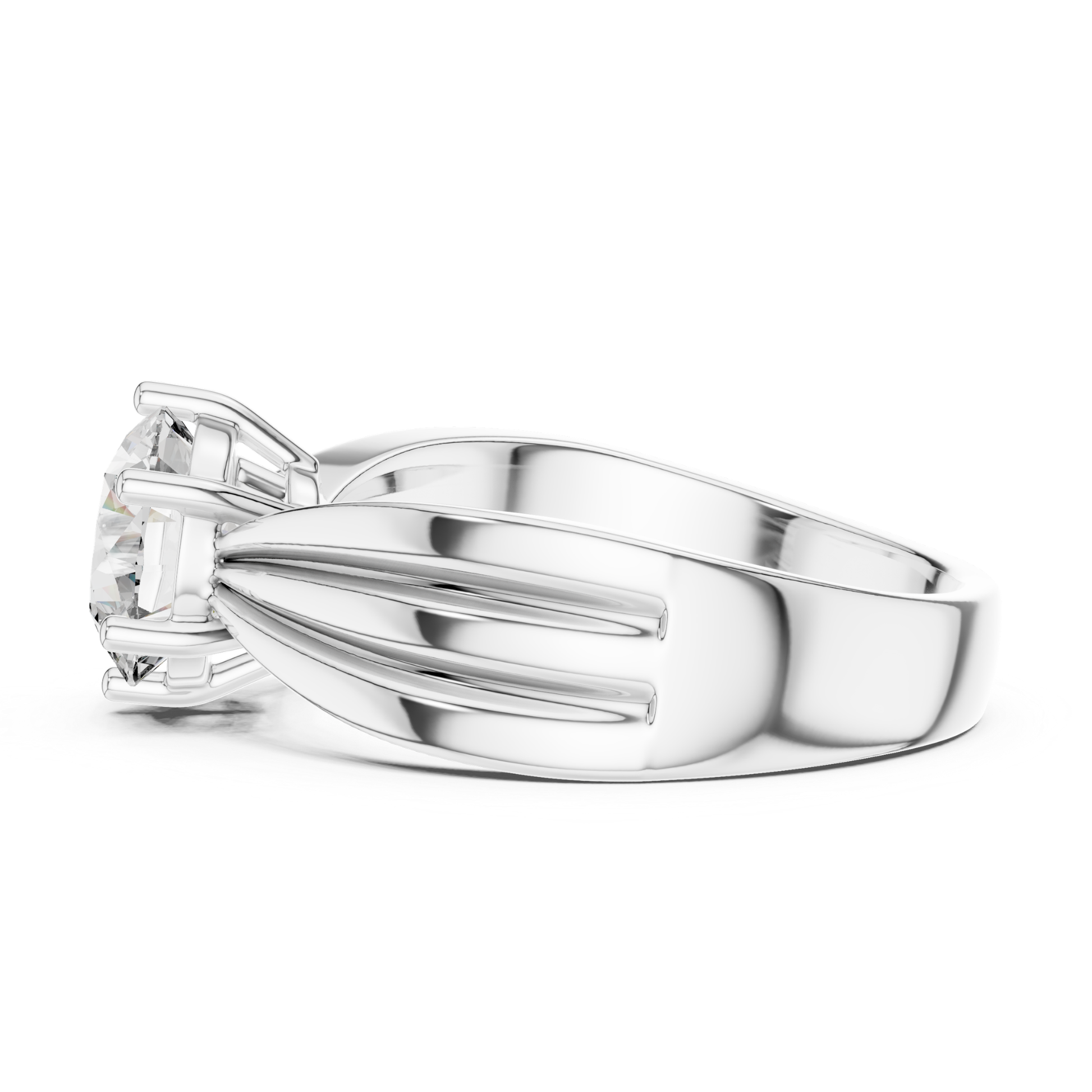 Round diamond split shank solitaire ring side profile view
White gold round diamond ring side profile
Side profile round diamond engagement ring
White gold six prong solitaire ring
Round brilliant diamond ring side view
Split shank white gold diamond ring profile
Cathedral setting round diamond ring
Polished white gold solitaire ring
Lab grown round diamond white gold ring
Classic round diamond ring side profile