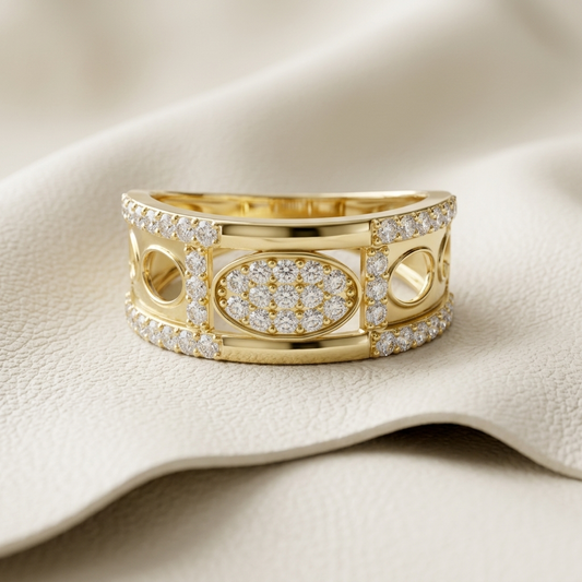 Round lab grown diamond oval cluster gallery ring
Round diamond oval cluster statement band
Modern round diamond open gallery ring
Wide band round diamond geometric designer ring
Round diamond oval centerpiece fashion band
Contemporary round diamond pavé gallery ring
Bold round diamond luxury statement band
IGI certified round diamond oval cluster ring
Premium round diamond architectural wide band
Men's round diamond oval gallery statement ring