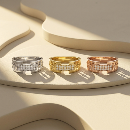 Round lab grown diamond rectangular gallery statement ring
Round diamond rectangular cluster band ring
Modern round diamond gallery designer ring
Wide band round diamond geometric statement ring
Round diamond open gallery fashion band
Contemporary round diamond architectural ring
Bold round diamond luxury rectangular band
IGI certified round diamond gallery ring
Premium round diamond structured wide band
Men's round diamond rectangular statement ring