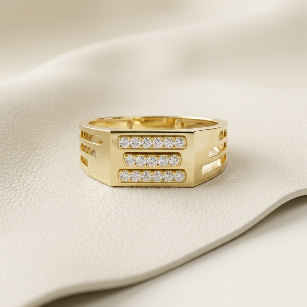 Round lab grown diamond triple row bar ring
Round diamond horizontal bar statement ring
Modern round diamond geometric band ring
Wide band round diamond linear design ring
Round diamond triple pavé bar band
Contemporary round diamond architectural ring
Bold round diamond luxury statement band
IGI certified round diamond bar pattern ring
Premium round diamond open gallery band
Men's round diamond triple bar designer ring