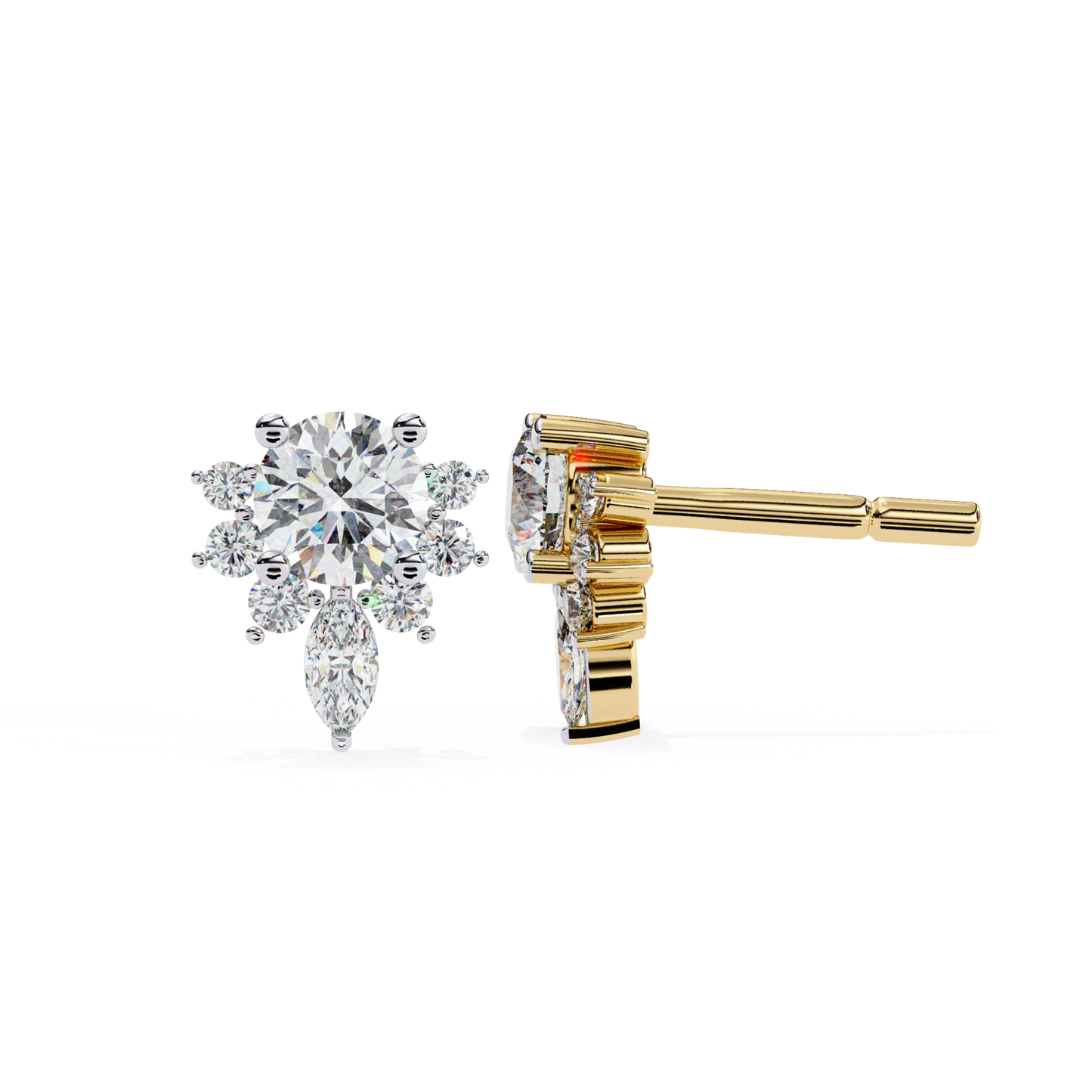 Round Marquise Stud Earrings Side View Yellow Gold
Round Diamond Floral Stud Side View Yellow Gold
Round Diamond Cluster Earrings Side View Yellow Gold
Marquise Diamond Stud Earrings Side View Yellow Gold
Floral Round Diamond Earrings Side View Yellow Gold
Round Diamond Flower Studs Side View Yellow Gold
Round And Marquise Diamond Studs Side View Yellow Gold
Cluster Diamond Stud Earrings Side View Yellow Gold
Round Diamond Earrings Side View Yellow Gold
Marquise Accent Diamond Studs Side View Yellow Gold