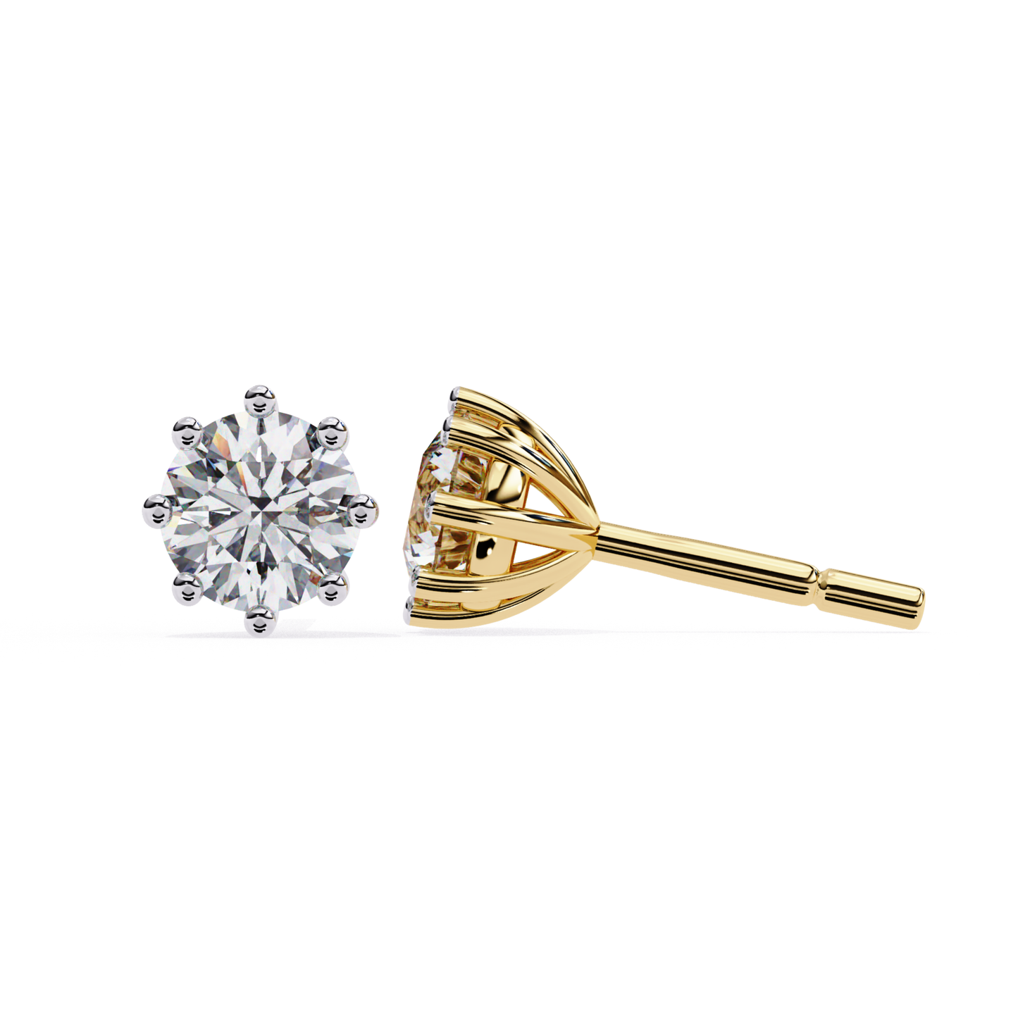 Yellow Gold Round Solitaire Diamond Stud Earrings Side View
Round Brilliant Diamond Stud Side View Yellow Gold
Classic Round Diamond Earrings Yellow Gold Side View
Side View Round Cut Diamond Stud Earrings Yellow Gold
Yellow Gold Basket Set Diamond Stud Earrings
Round Diamond Prong Studs Side View Yellow Gold
Diamond Solitaire Stud Earrings Yellow Gold Side View
Yellow Gold Round Diamond Basket Studs
Side View Yellow Gold Round Diamond Earrings
Round Diamond Stud Earrings In Yellow Gold