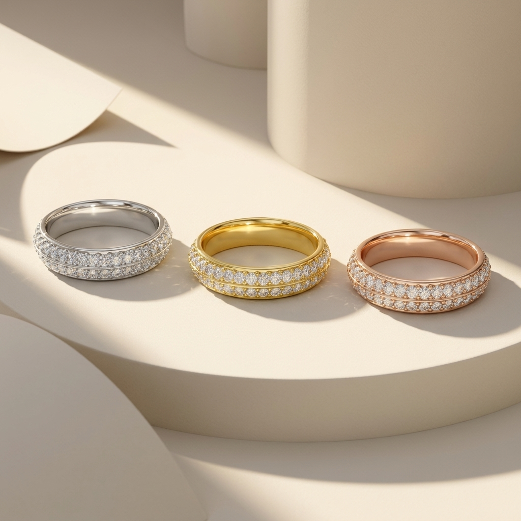 Three diamond band rings collection
Gold silver rose gold band rings
Luxury diamond band rings set
Elegant diamond bands in three colors
Premium band rings jewelry collection
Modern diamond band rings style
Fine jewelry band rings showcase
Classic diamond band rings lineup
Beautiful multi color band rings
Stylish diamond bands set